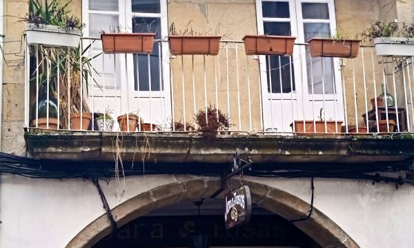 Casas marineras en la calle del Curro